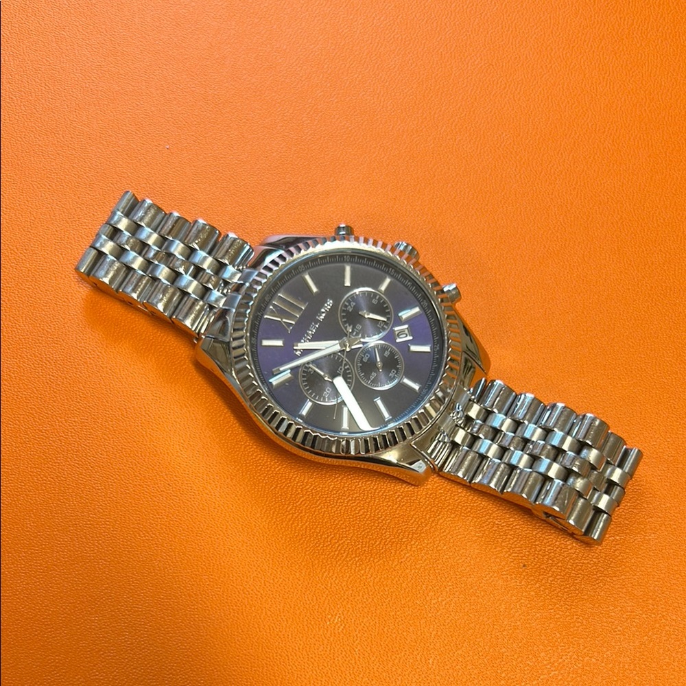 Michael Kors Silver Chronograph Watch